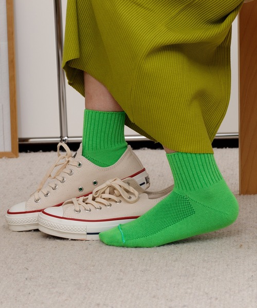 rasox(ラソックス)の「rasox/ラソックス ベーシック・アンクル 靴下(ソックス/靴下・レディース・ブラック/ピンク/ライトグリーン/ロイヤルブルー/ネイビー/オフホワイト・LARGE/MEDIUM/SMALL)」の3枚目の写真