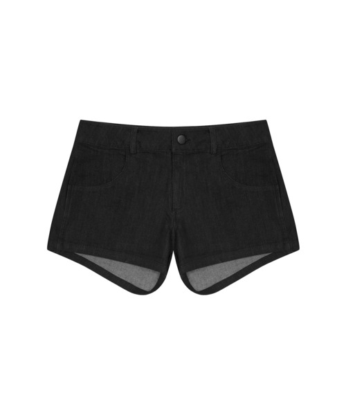 LUVISTRUE(ラヴイズトゥルー)の「IM DENIM STAR PATCH SHORTS(デニムパンツ・レディース・ネイビー/ブラック・FREE)」の13枚目の写真