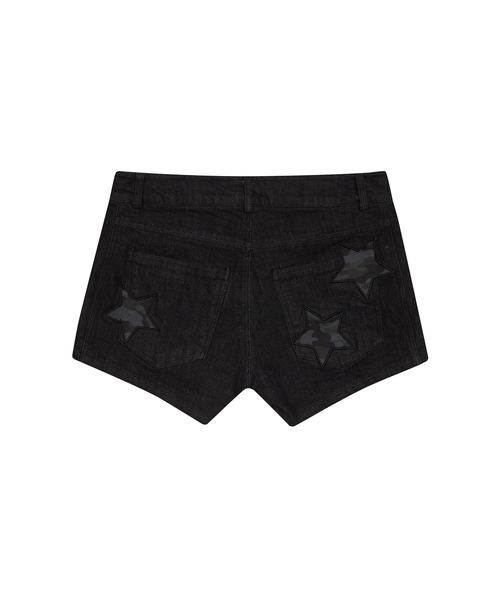 ★LUVISTRUE★IM DENIM STAR PATCH SHORTS(NAVY)★正規品/送料込 IM DENIM STAR PATCH SHORTS(デニムパンツ)|LUVISTRUE(ラヴ