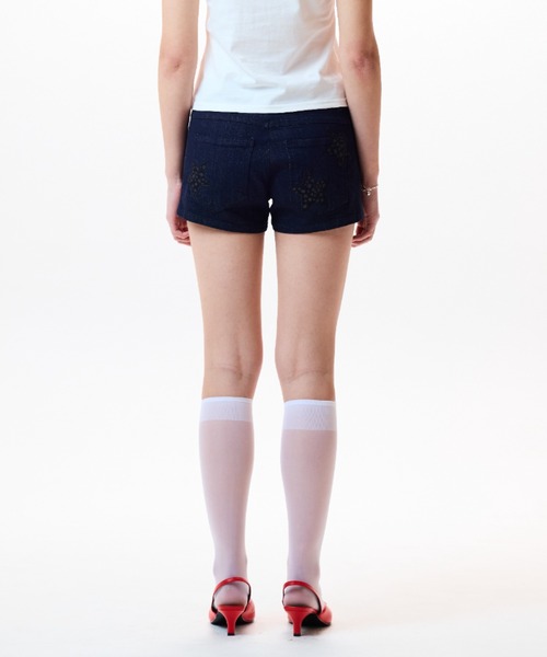 IM DENIM STAR PATCH SHORTS（デニムパンツ）｜LUVISTRUE（ラヴ