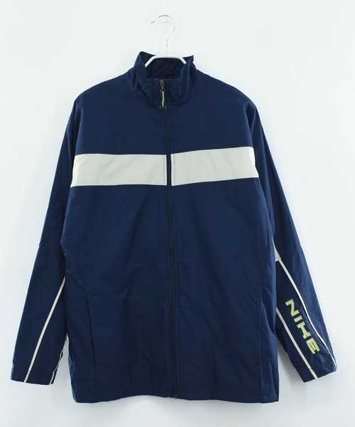 NIKE(ナイキ)の「【ヴィンテージ古着】Y2K NIKE フルジップ ナイロンジャケット(ナイロンジャケット・メンズ・ネイビー・LARGE)」の2枚目の写真