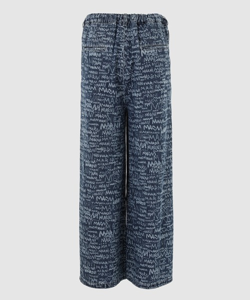 洗練された【MARNI】ドローストリング デニムパンツ 24AW新作 洗練された【MARNI】ドローストリング デニムパンツ 24AW新作
