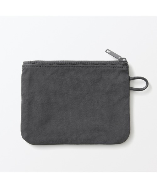 Amazon.co.jp: 無印良品 ナイロン手付ポーチ 黒・約12.5×20.5