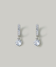 1粒揺れフープピアス