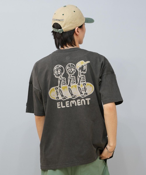 ELEMENT/エレメント 半袖Tシャツ バックプリント スケートボード