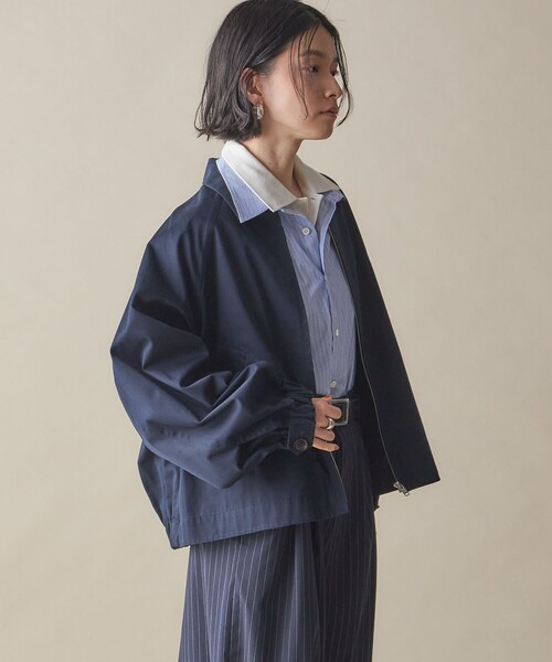 極美品！theoryネイビージップアップブルゾン※3/9(日)までの出品！ セール】SHIPS NINE CASE:〈洗濯機可能〉スイング トップ