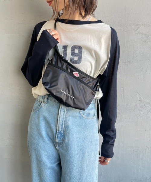 DANTON（ダントン）の「[DANTON/ダントン] MONCEAU1.4 ナイロンショルダーバッグ（ショルダーバッグ・レディース・オレンジ/ブラック/グリーン・ONE SIZE）」の6枚目の写真