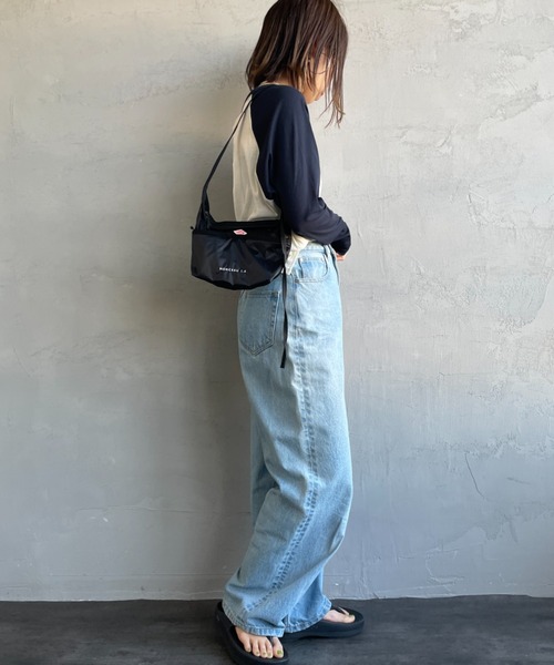 DANTON（ダントン）の「[DANTON/ダントン] MONCEAU1.4 ナイロンショルダーバッグ（ショルダーバッグ・レディース・オレンジ/ブラック/グリーン・ONE SIZE）」の10枚目の写真