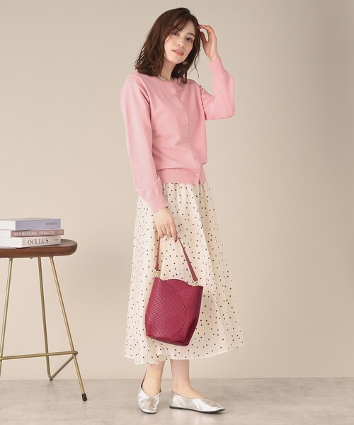 ITS'DEMO(イッツデモ)の「◆チューリップ2WAYショルダー(ショルダーバッグ・レディース・アイボリー/ベビーピンク/レッド系1・00)」の6枚目の写真