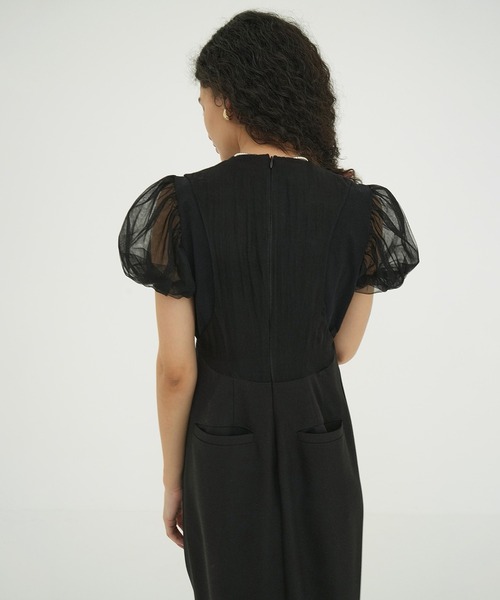 BACK SHEER MAXI ONEPIECE（ワンピース）｜CLANE（クラネ）の