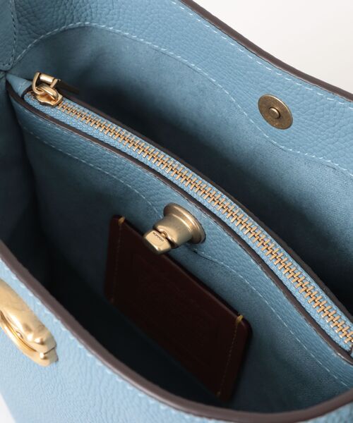 COACH ☆ ウィロウ ソフト スモール デニム バケット バッグ COACH 期間限定セール コーチ CAT44 ウィロウ ソフト バケット