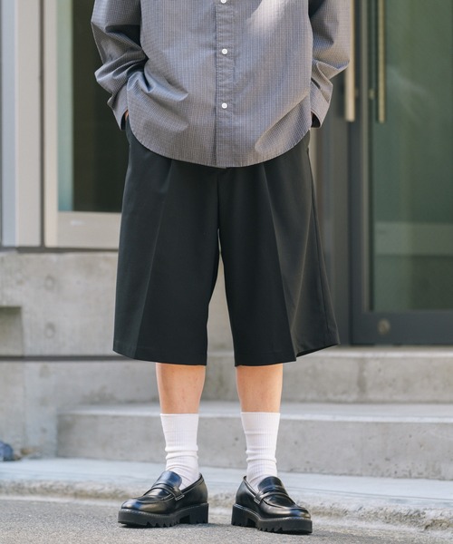 RAGEBLUE（レイジブルー）の「サマーTRストレッチ/ハーフスラックス（スラックス・メンズ・ブラック/グレー系その他・MEDIUM/LARGE）」の2枚目の写真