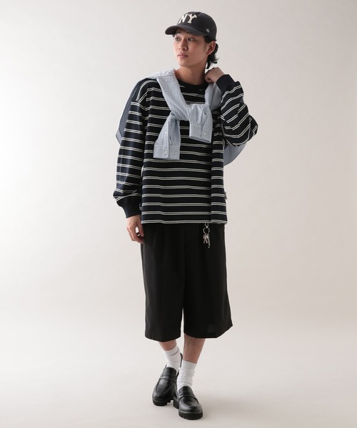 RAGEBLUE（レイジブルー）の「サマーTRストレッチ/ハーフスラックス（スラックス・メンズ・ブラック/グレー系その他・MEDIUM/LARGE）」の5枚目の写真