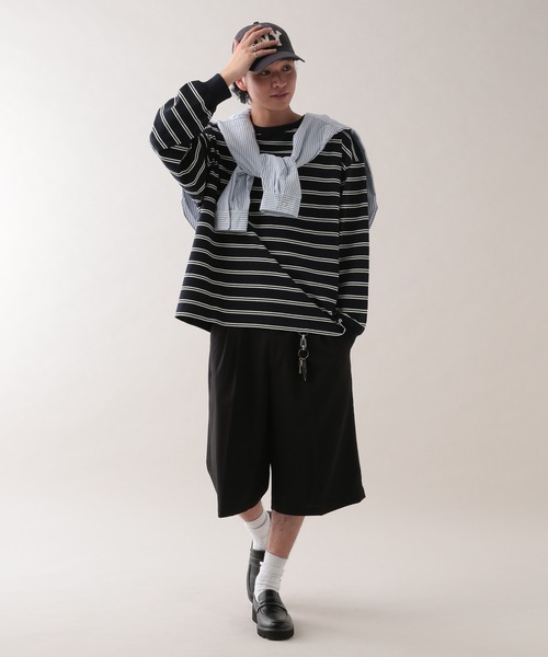 RAGEBLUE（レイジブルー）の「サマーTRストレッチ/ハーフスラックス（スラックス・メンズ・ブラック/グレー系その他・MEDIUM/LARGE）」の3枚目の写真