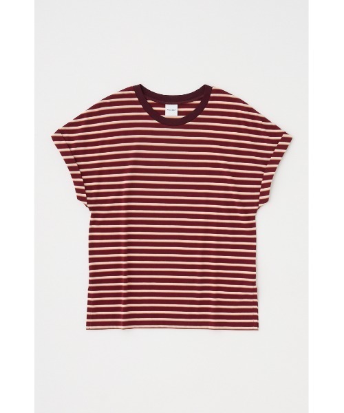 MOUSSY（マウジー）の「ROLL SLEEVE MULTI STRIPE Tシャツ（Tシャツ/カットソー・レディース・ブルー/マジェンタ・FREE）」の13枚目の写真