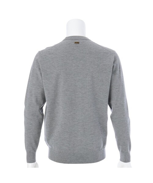 Felisi Golf(フェリージゴルフ)の「メンズ|Felisi Golf(フェリージ ゴルフ)MS MERINO EMB CREW NECK KNIT(ニット/セーター・メンズ・グレー/グリーン/ネイビー・L/XL/M/S)」の4枚目の写真