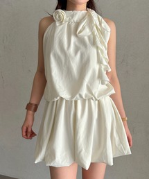 efill | ロゼット フリル セットアップ ワンピース(ワンピース)