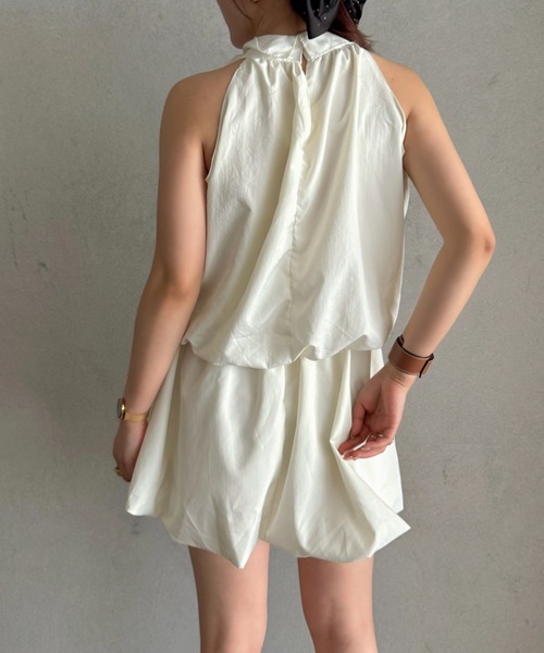 efill（エフィル）の「ロゼット フリル セットアップ ワンピース（ワンピース・レディース・アイボリー・FREE）」の8枚目の写真