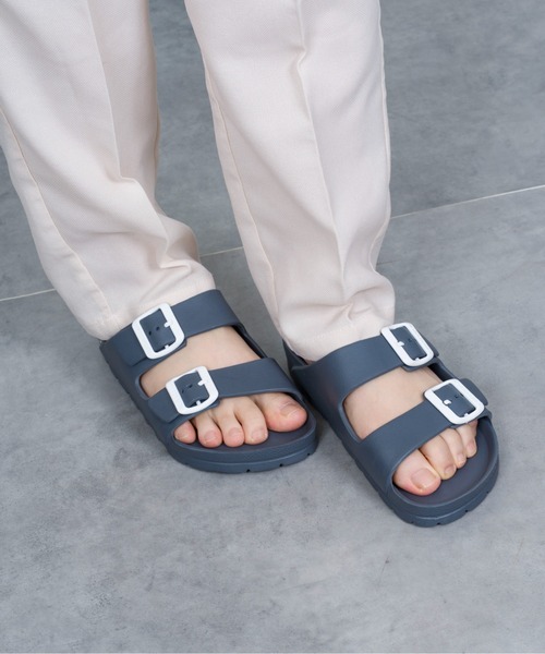 Rivel(リヴェル)の「【avispa】軽量 ダブルストラップサンダル EVA(サンダル・レディース・グレー/ブラック/オリーブ/ホワイト・36/37/39/38)」の1枚目の写真