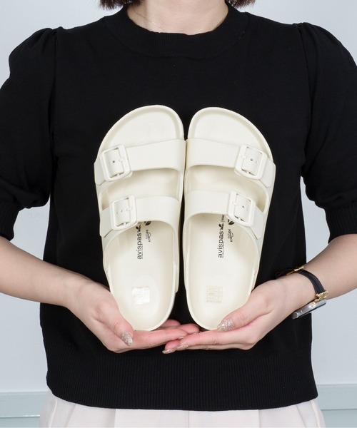 Rivel(リヴェル)の「【avispa】軽量 ダブルストラップサンダル EVA(サンダル・レディース・グレー/ブラック/オリーブ/ホワイト・36/37/39/38)」の15枚目の写真