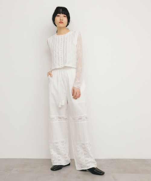 KBF（ケイビーエフ）の「フロントホックベスト（ベスト・レディース・オフホワイト/ブラック・ONE）」の20枚目の写真