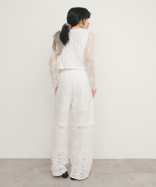 KBF（ケイビーエフ）の「フロントホックベスト（ベスト・レディース・オフホワイト/ブラック・ONE）」の22枚目の写真