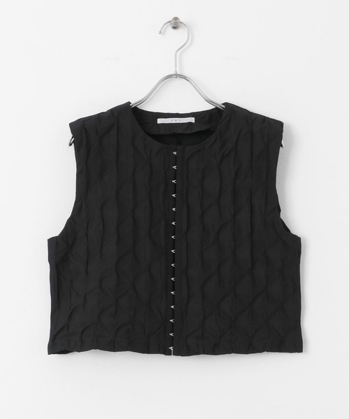 KBF（ケイビーエフ）の「フロントホックベスト（ベスト・レディース・オフホワイト/ブラック・ONE）」の12枚目の写真