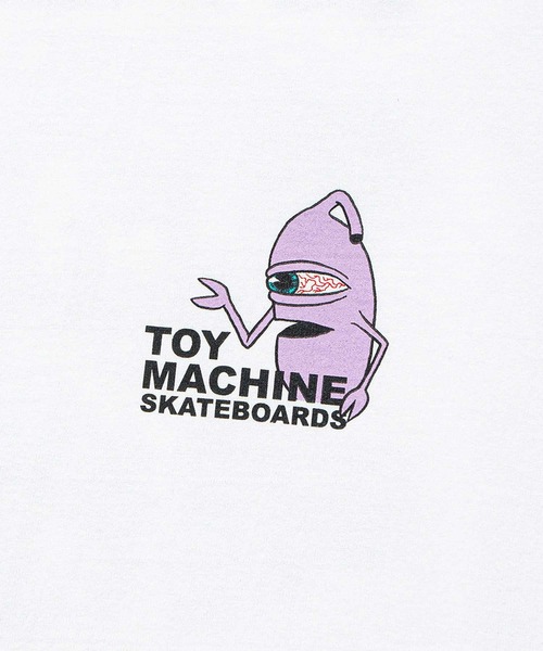 TOY　MACHINE（トイ　マシーン）の「TM HEAVY WEIGHT TRACT SS TEE（Tシャツ/カットソー・メンズ・パープル/ホワイト・M/L/XL）」の5枚目の写真