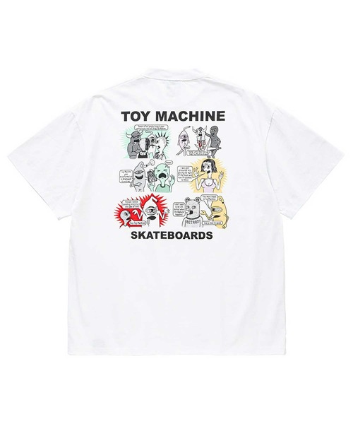 TOY　MACHINE（トイ　マシーン）の「TM HEAVY WEIGHT TRACT SS TEE（Tシャツ/カットソー・メンズ・パープル/ホワイト・M/L/XL）」の4枚目の写真