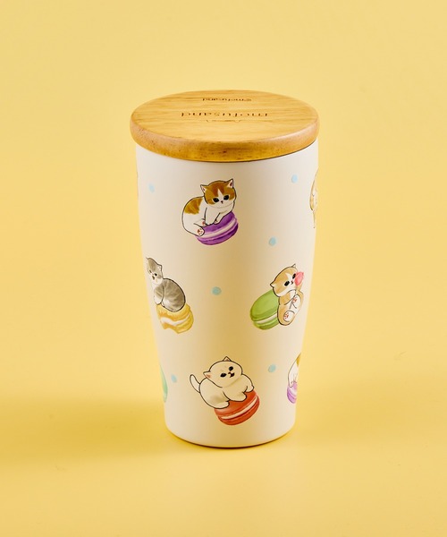 mofusand 木蓋つきステンレスタンブラー350ml TOA（グラス/マグカップ