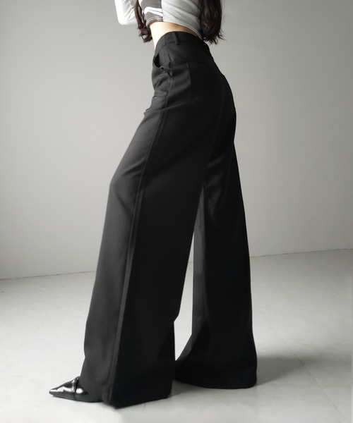 3size 】ヘビーワイドバギースラックスパンツ ／ heavy wide