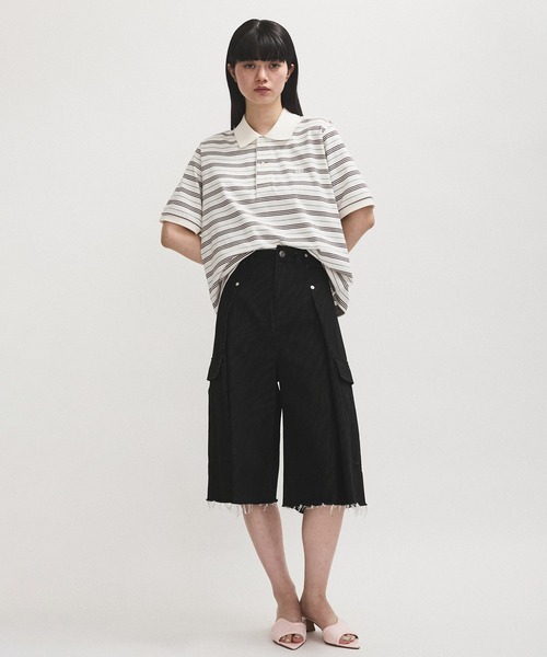 別注Multi Border Polo セール】【LACOSTE for ADAM ET ROPE'】別注Multi Border Polo