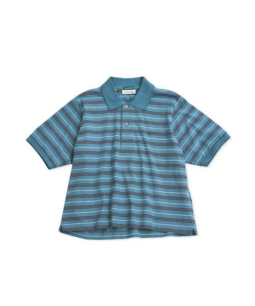 LACOSTE for ADAM ET ROPE' 別注 ポロシャツ ボーダー ADAM ET ROPE'｜【LACOSTE for ADAM ET ROPE'】別注Multi Border