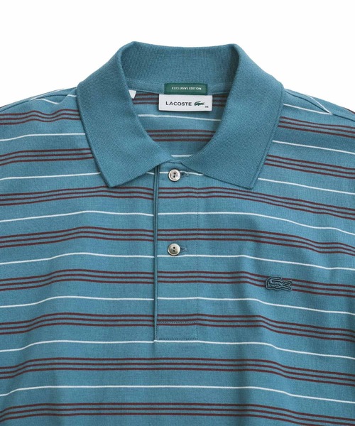 セール】【LACOSTE for ADAM ET ROPE'】別注Multi Border Polo