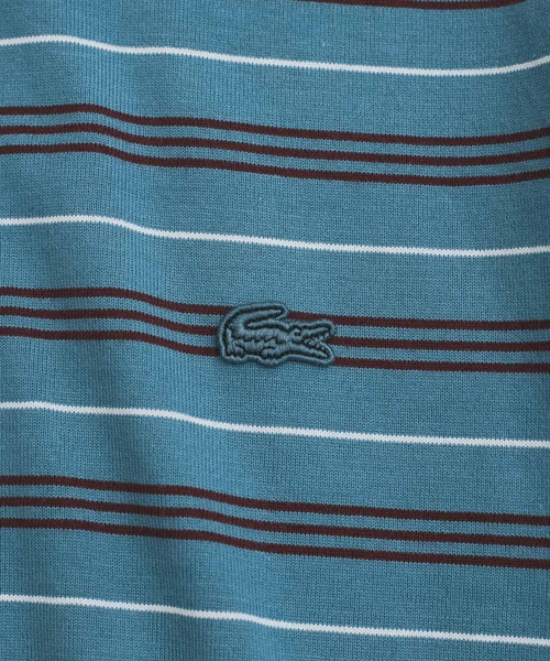 LACOSTE（ラコステ）の「【LACOSTE for ADAM ET ROPE'】別注Multi Border Polo（ポロシャツ・レディース・ボルドー/ホワイト系その他5/ブルー系その他4・36）」の16枚目の写真