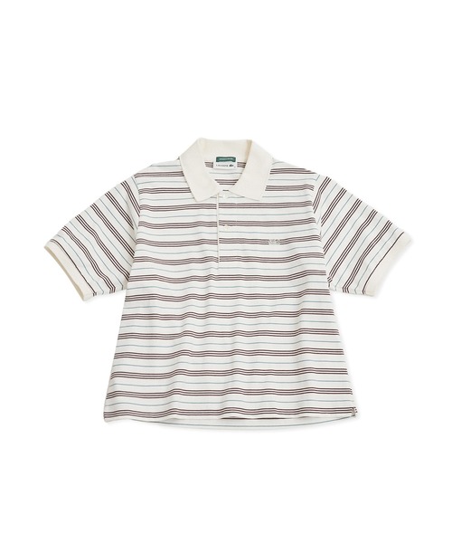 LACOSTE for ADAM ET ROPE' 別注 ポロシャツ ボーダー ADAM ET ROPE'｜【LACOSTE for ADAM ET ROPE'】別注Multi Border