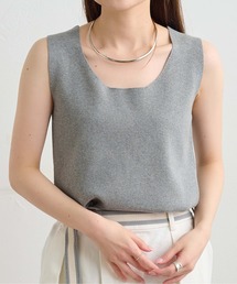 PUAL CE CIN | 【Du noir】ラウンドネックタンクトップ(タンクトップ)
