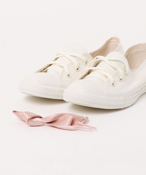 レディース 【CONVERSE】AS LP PUMPS SA OX WHITE/PINK 国内発送 CONVERSE コンバース AS LP PUMPS SA OX オールスター LP