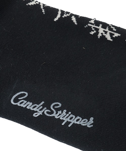 Candy Stripper（キャンディストリッパー）の「PHANTOM CATS RIB ソックス（ソックス/靴下・レディース・ボルドー/オレンジ/ブラック・FREE）」の9枚目の写真