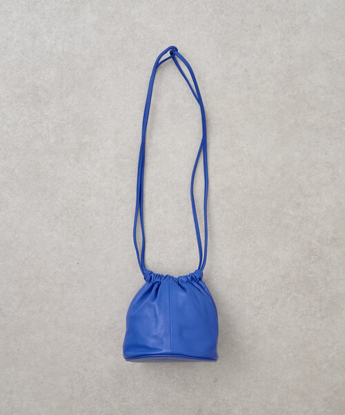 BEARDSLEY(ビアズリー)の「《MODERN WEAVING》レザードラム巾着(トートバッグ・レディース・ブラック/ブルー・FREE)」の7枚目の写真