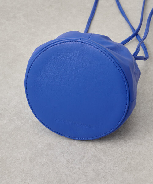 BEARDSLEY(ビアズリー)の「《MODERN WEAVING》レザードラム巾着(トートバッグ・レディース・ブラック/ブルー・FREE)」の8枚目の写真