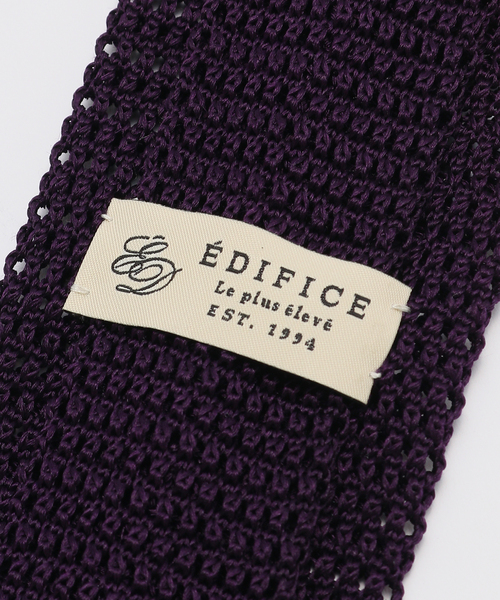EDIFICE(エディフィス)の「PB ニットタイ(ネクタイ・メンズ・チャコールグレー/グレー/ブラック/ベージュ/ネイビー/パープル・FREE)」の13枚目の写真