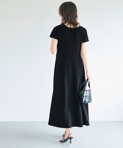 2025SS⭐️スーパービューティー⭐️ エンボス加工切り替えティアードワンピース コカ coca エンボス切り替えワンピース （Lt.blue