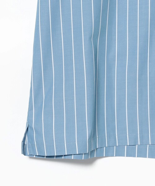 B:MING by BEAMS（ビーミングバイビームス）の「吸水速乾 ストライプ オープンカラー シャツ（シャツ/ブラウス・メンズ・サックスブルー/オフホワイト・S/M/L/XL）」の10枚目の写真