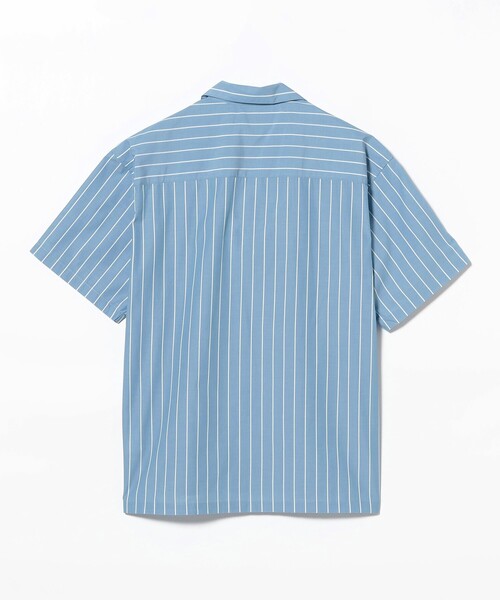 B:MING by BEAMS（ビーミングバイビームス）の「吸水速乾 ストライプ オープンカラー シャツ（シャツ/ブラウス・メンズ・サックスブルー/オフホワイト・S/M/L/XL）」の11枚目の写真