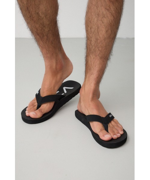 AZUL by moussy（アズールバイマウジー）の「RVCA SUBTROPIC SANDALS（サンダル・メンズ・ブラック・LARGE/MEDIUM）」の2枚目の写真