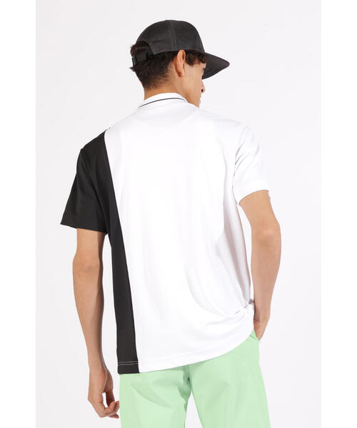 new balance golf 接触冷感モックネックシャツ 接触冷感 UVカット 半袖 モックネック プルオーバー (MENS