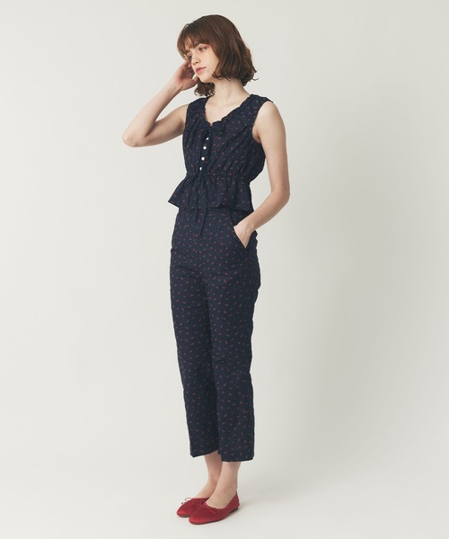 DEICY（デイシー）の「リトルチェリーブラウス（シャツ/ブラウス・レディース・オフホワイト/ネイビー/ピンク・FREE）」の9枚目の写真