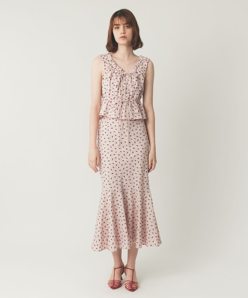 DEICY（デイシー）の「リトルチェリーブラウス（シャツ/ブラウス・レディース・オフホワイト/ネイビー/ピンク・FREE）」の12枚目の写真