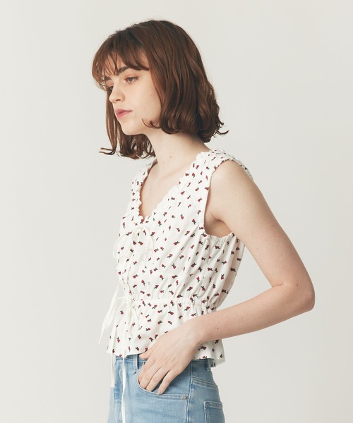 DEICY（デイシー）の「リトルチェリーブラウス（シャツ/ブラウス・レディース・オフホワイト/ネイビー/ピンク・FREE）」の18枚目の写真